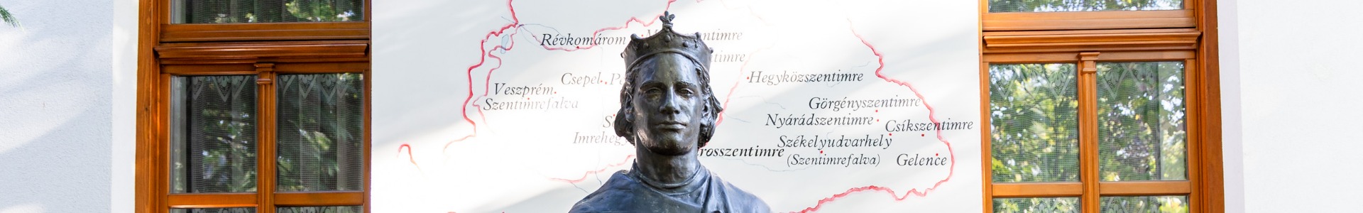 Szent Imre szobor koszorúzása