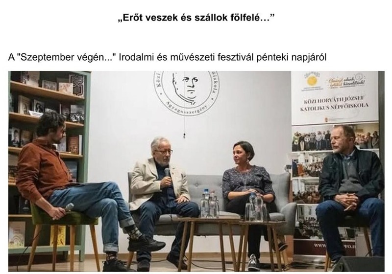 „Erőt veszek és szállok fölfelé...”