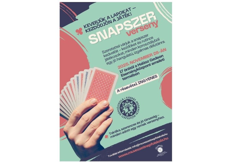 Snapszer-party az Eseményközpontban