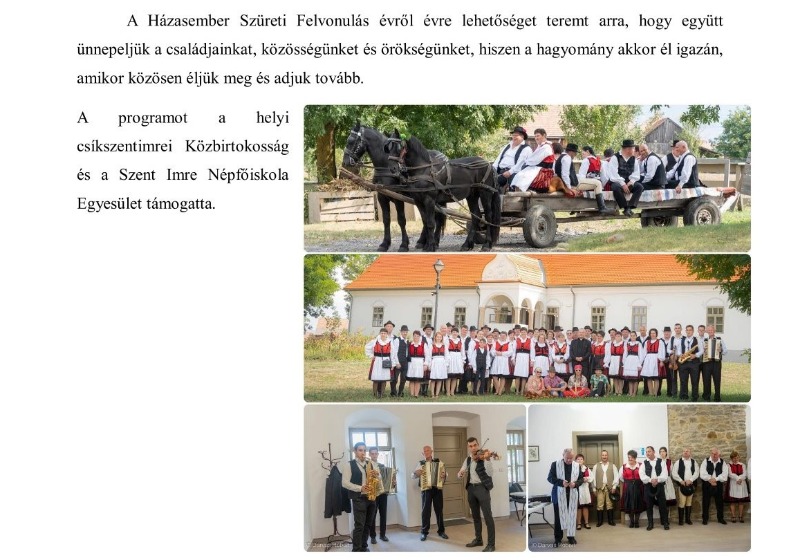 Idén harmadik alkalommal került megrendezésre a Házasemberek Szüreti Felvonulása