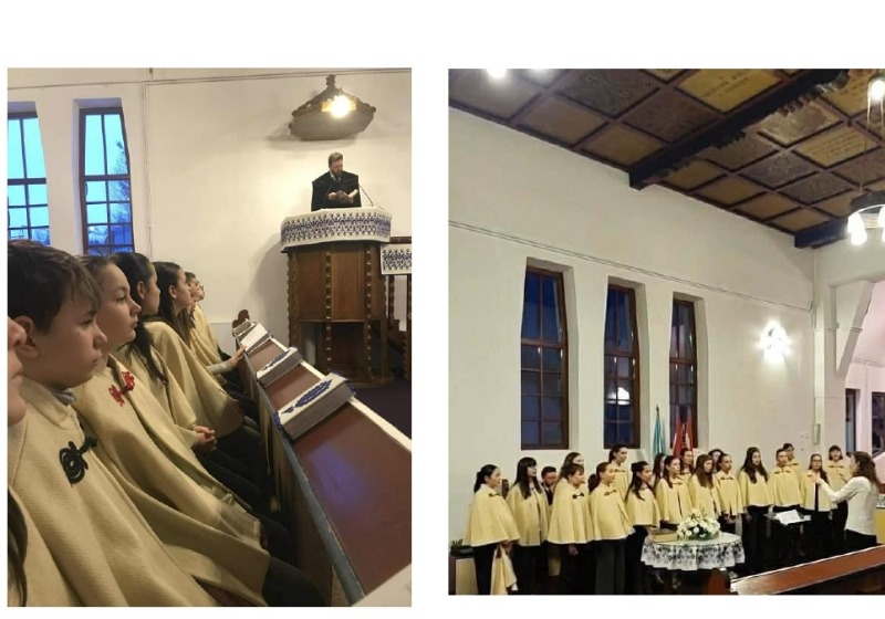 Énekes szolgálat a szovátai Református templomban