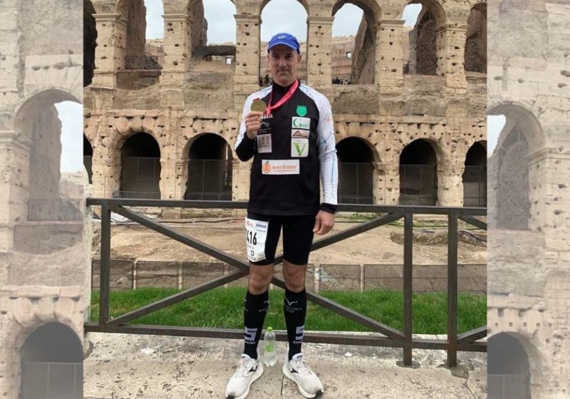Baukó Ferenc a Hungarikum Liget sportszervezője sikerrel teljesítette a XXVIII. Róma Maratont