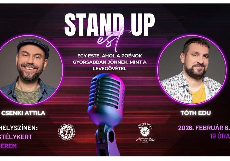 Csenki Attila és Tóth Edu StandUp-ol Kápolnásnyéken