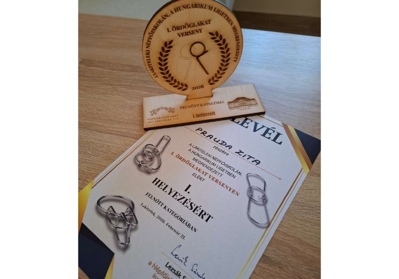 Büszkeség: első helyezés az I. Ördöglakat versenyen