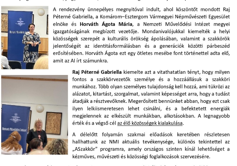 Beszámoló az „ASzakkör” évadnyitó szakmai napjáról