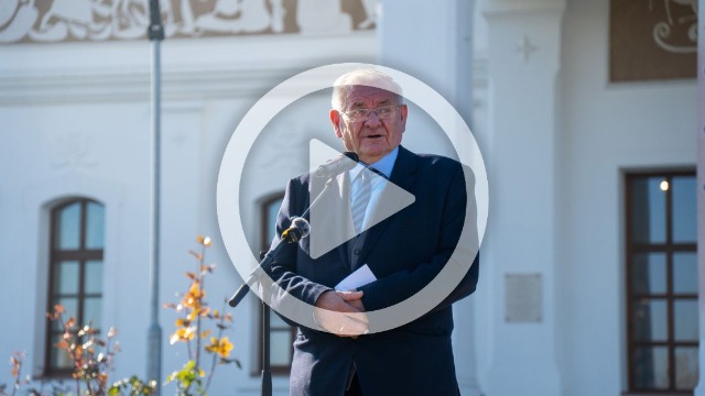 2025.11.05. Lezsák Sándor beszéde Beke Pál szobrának avató ünnepségén