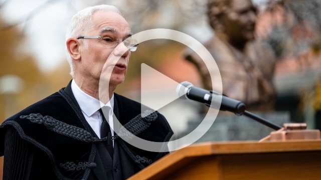 2025.10.31. Balog Zoltán beszéde Hegedűs Loránt református püspök szoboravató ünnepségén Lakiteleken